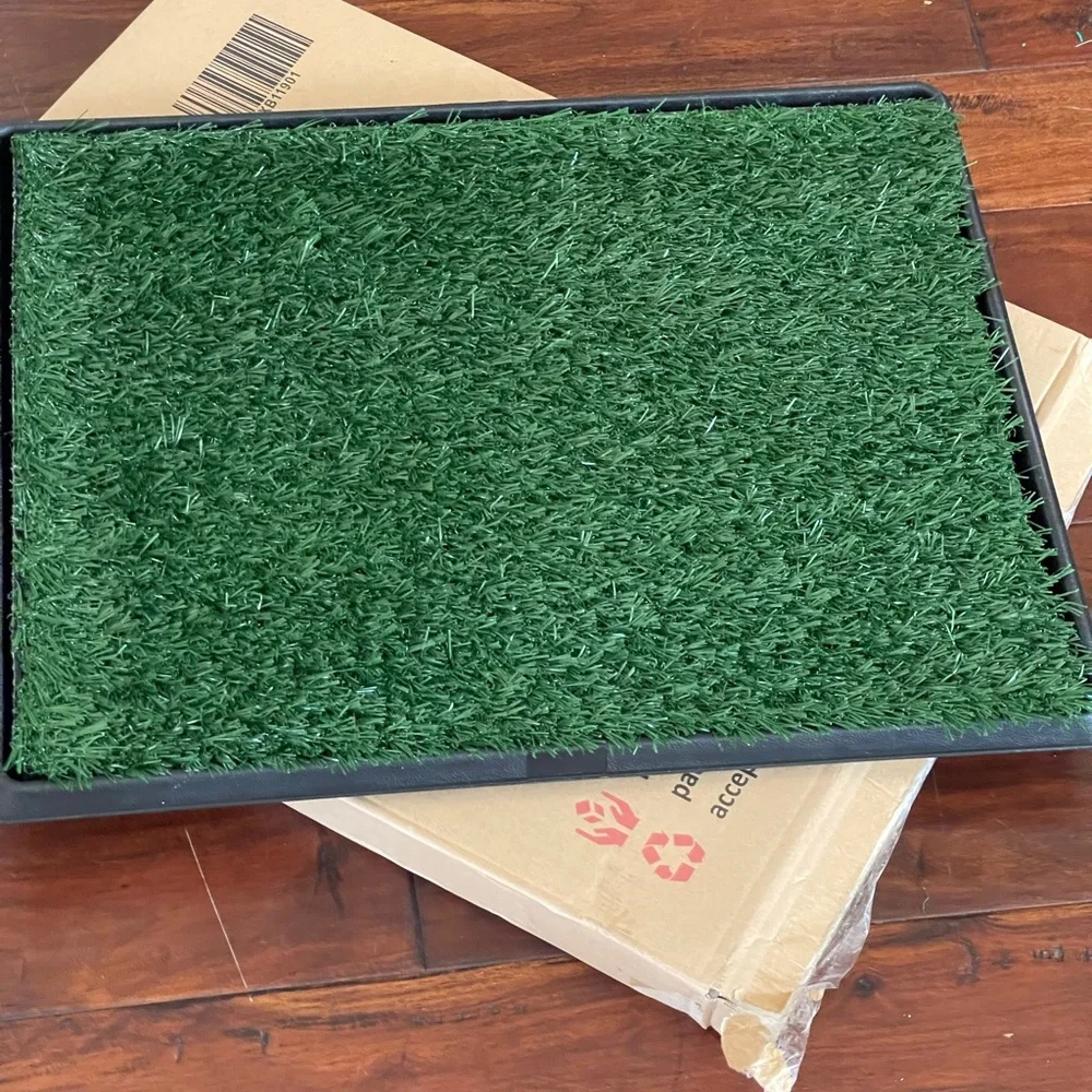 Dog Potty Grass Indoor/Outdoor Artificial Grass Patch 20width x 25” L reusable